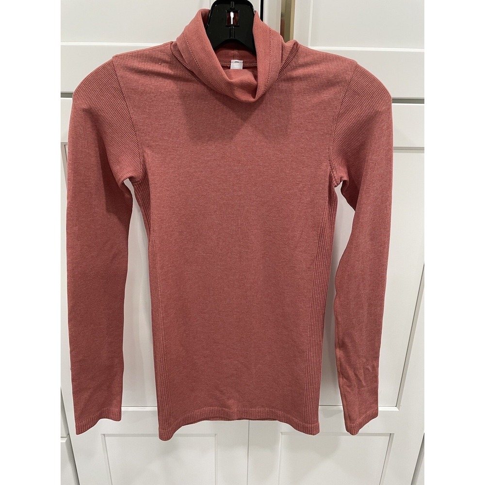 LULULEMON YIN VIBES TURTLENECK COPPER CLAY 4 AK108
